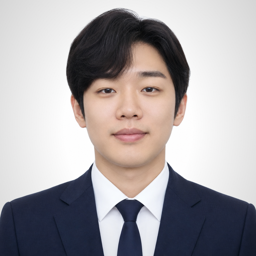 남성 AI 증명사진 결과
